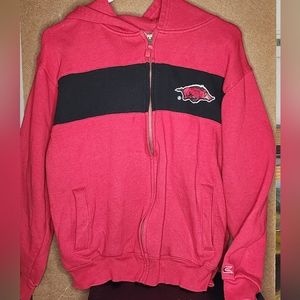 Colosseum Athletics Boys Razorback Zip up Hoodie size XL